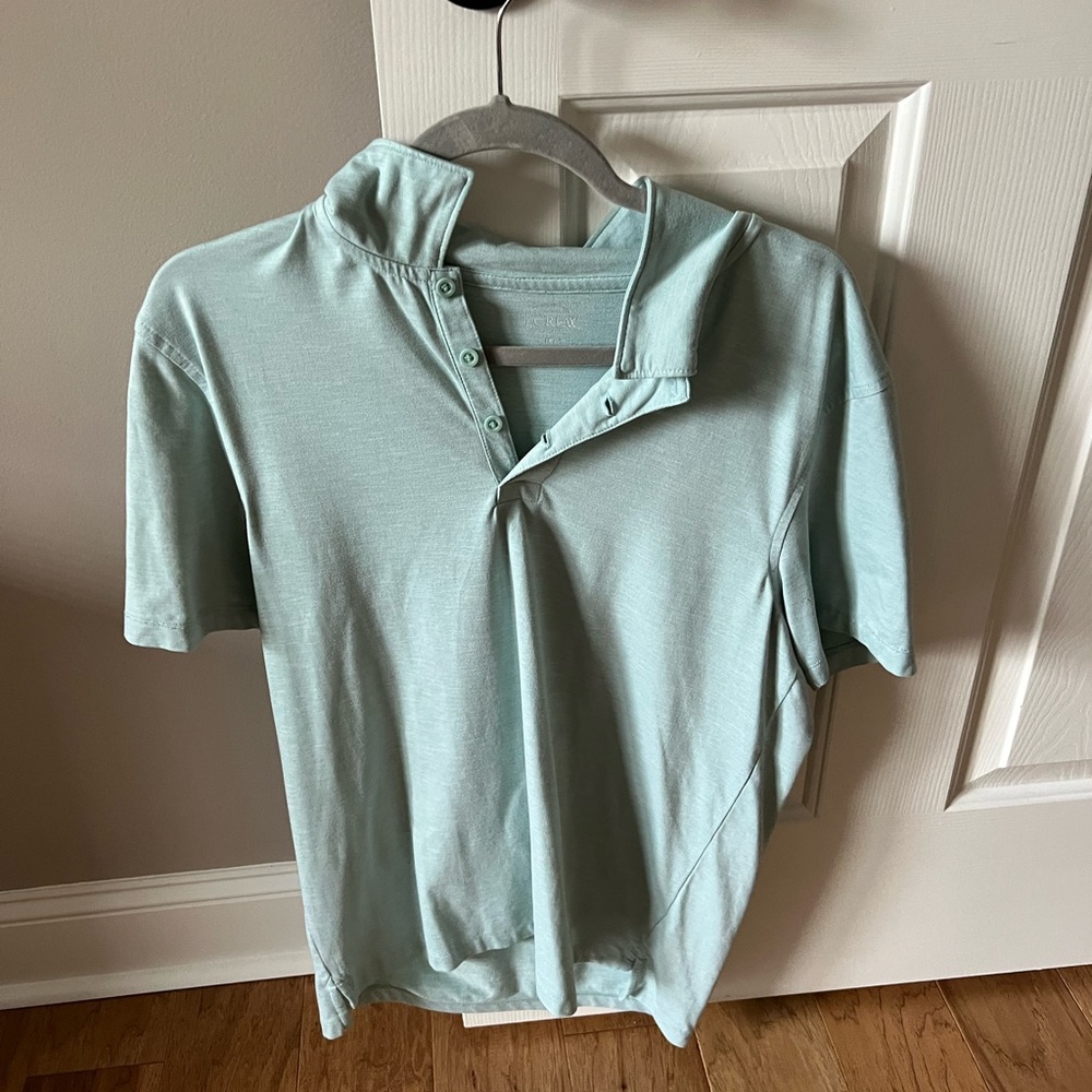 Jcrew - sport polo - cyan - medium